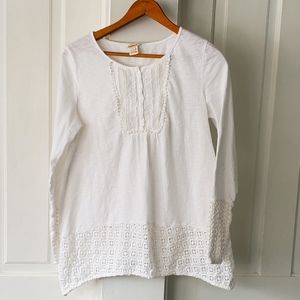 Sundance Long Sleeve, White, Button down T shirt